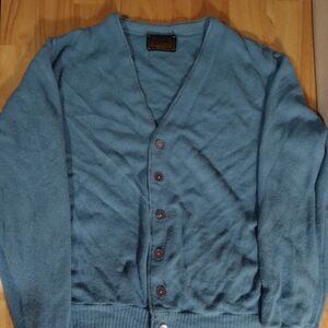 Vintage JCPenney Cardigan Sweater Light Blue